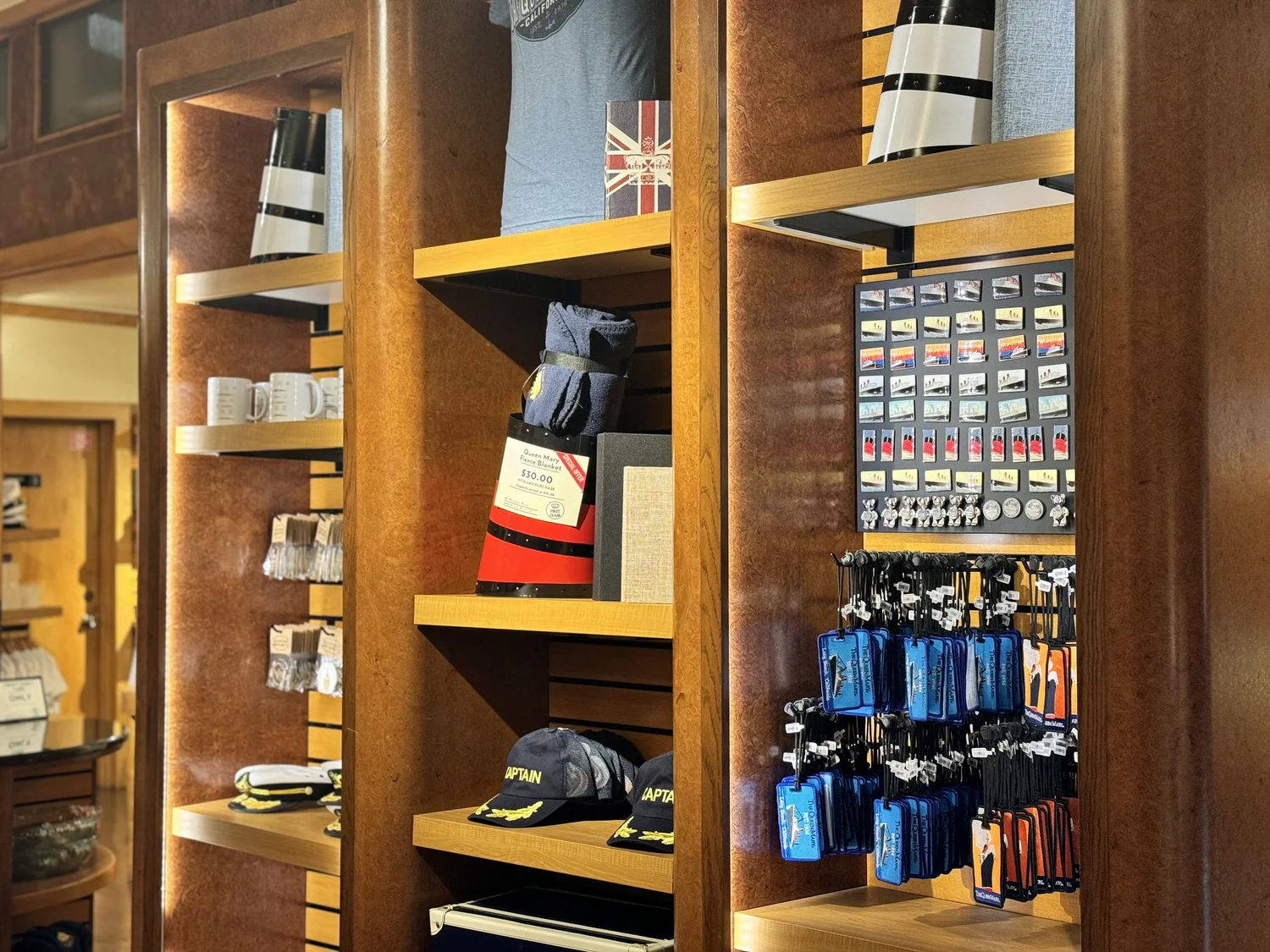 A retail store with a curated souvenir assortment